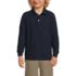 Kids Long Sleeve Mesh Polo Shirt, alternative image
