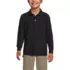 Kids Long Sleeve Mesh Polo Shirt, Front