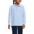Kids Long Sleeve Mesh Polo Shirt, Front