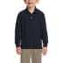 Kids Long Sleeve Mesh Polo Shirt, Front