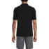 Men's Short Sleeve Mesh Polo Shirt, Back