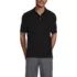 Men's Short Sleeve Mesh Polo Shirt, Front