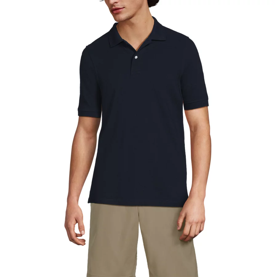 School Uniform Short Sleeve Mesh Polo Shirt view 7