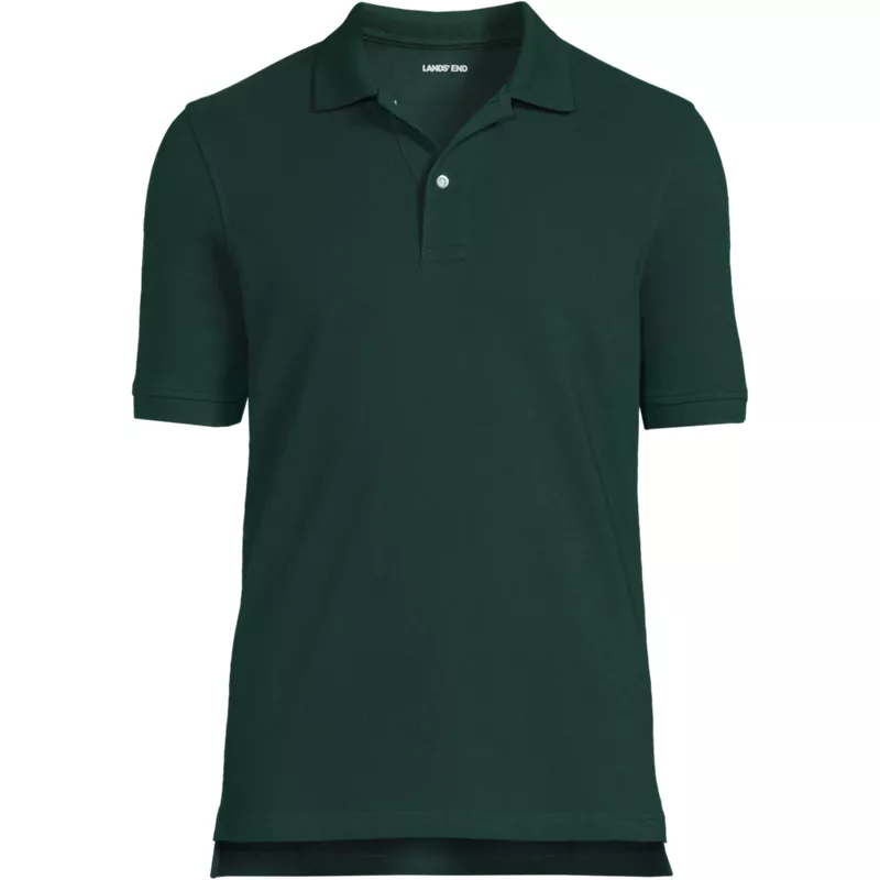 Men's Short Sleeve Mesh Polo Shirt, Front