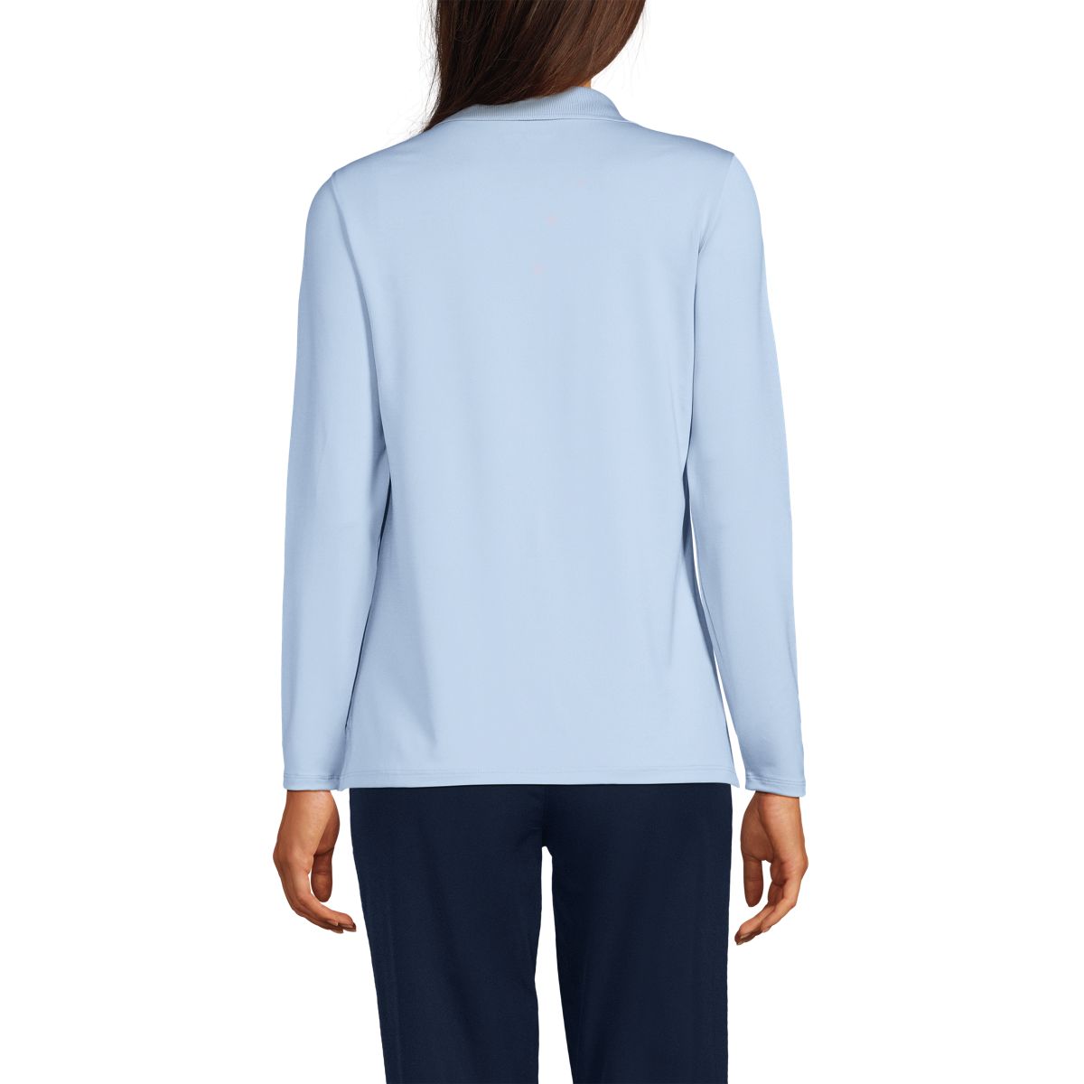 Women's Long Sleeve Feminine Fit Rapid Dry Polo Shirt