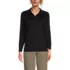 Women's Long Sleeve Feminine Fit Rapid Dry Polo Shirt, Front