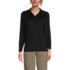Women's Long Sleeve Feminine Fit Rapid Dry Polo Shirt, Front