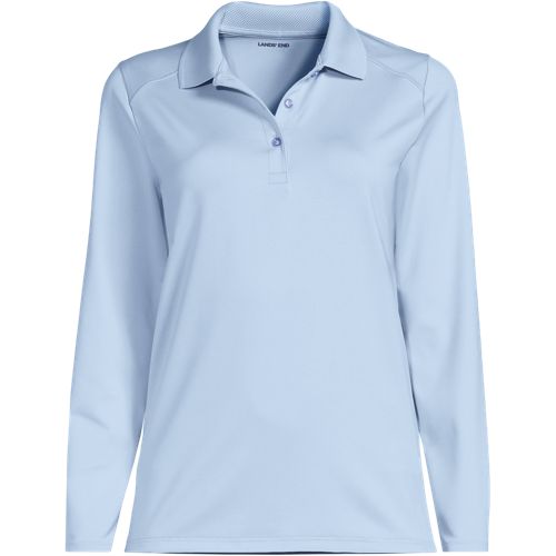 Women's 3/4 Sleeve Supima Cotton Polo Shirt | Lands' End