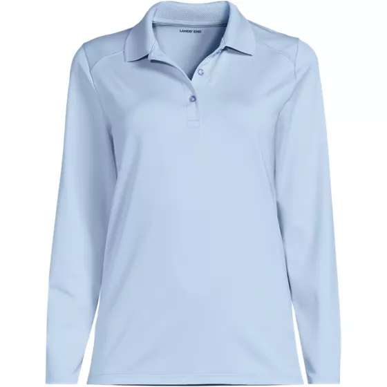 Women's Long Sleeve Feminine Fit Rapid Dry Polo Shirt - primary