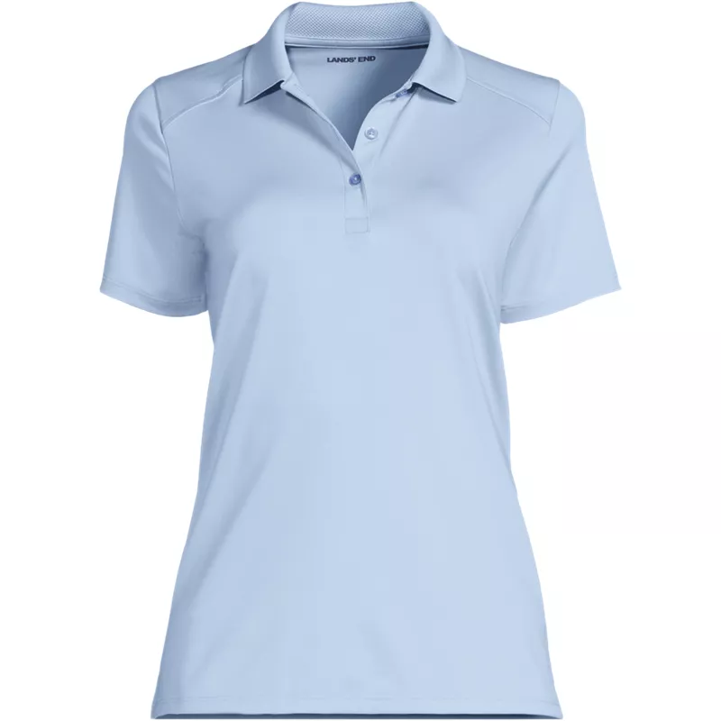 Women's Short Sleeve Feminine Fit Rapid Dry Polo Shirt, Front