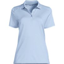 売れ筋商品|||ランズエンド カットソー トップス レディース Women's Wide Rib Polo Shirt Black/ivory Women's Wide Rib Polo Shirt | Lands' End