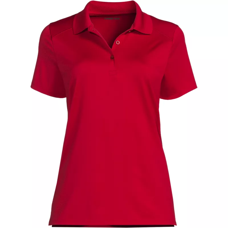 Women's Rapid Dry Performance Short Sleeve Feminine Fit Polo Shirt, Front