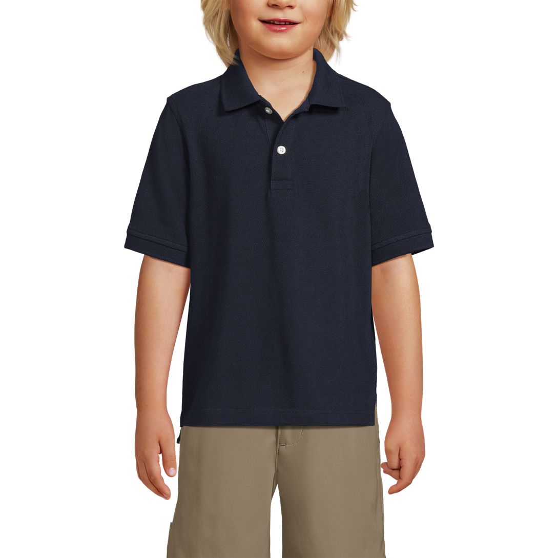 School Uniform Kids Short Sleeve Mesh Polo Shirt