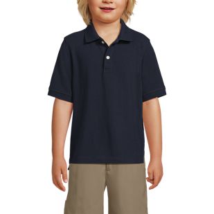 School Uniform Kids Short Sleeve Mesh Polo Shirt