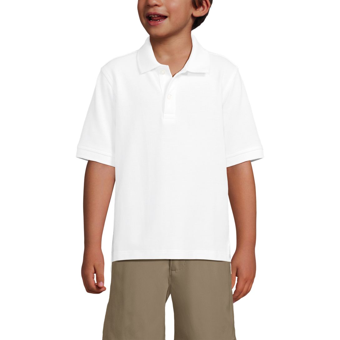 School Uniform Kids Short Sleeve Mesh Polo Shirt
