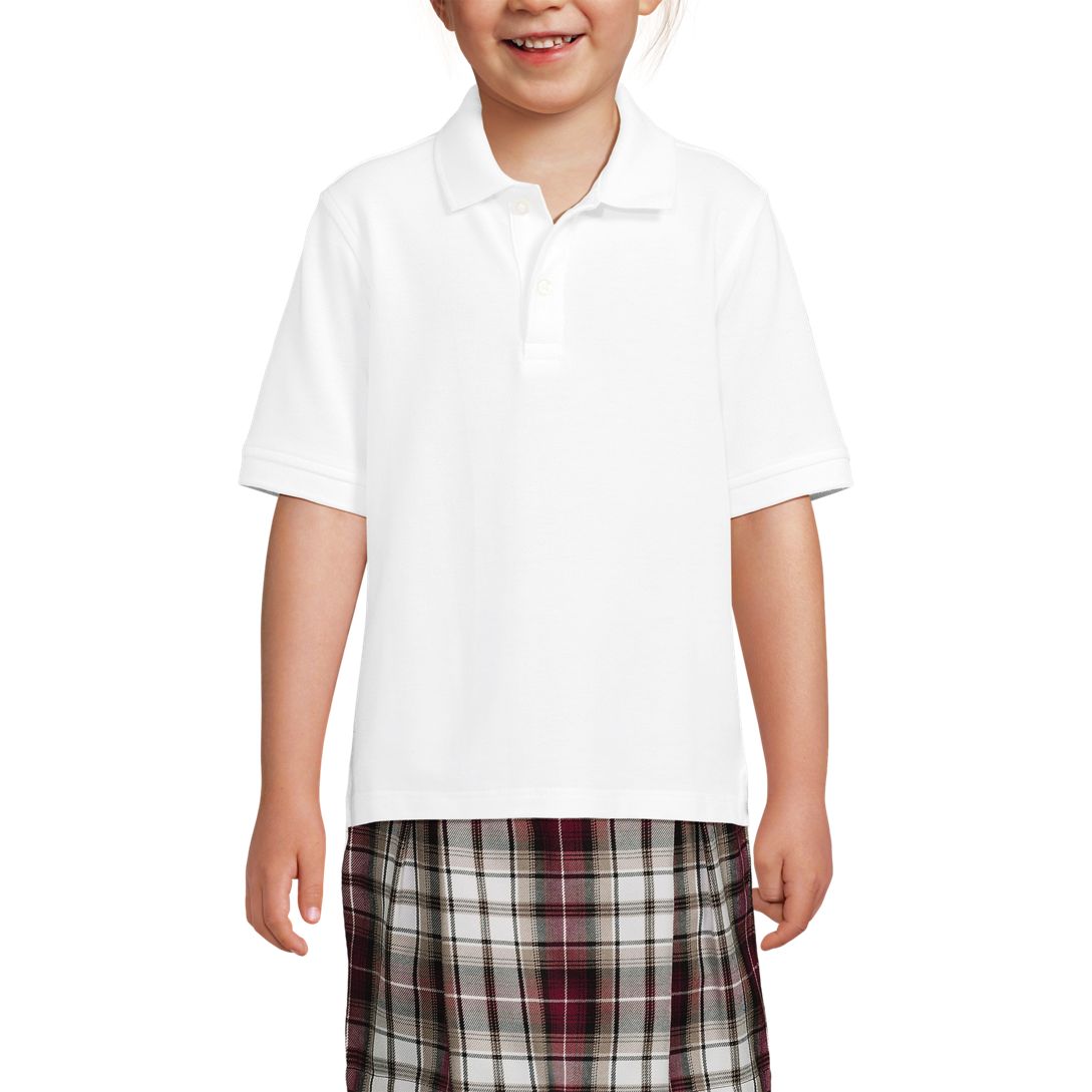 School Uniform Kids Short Sleeve Mesh Polo Shirt