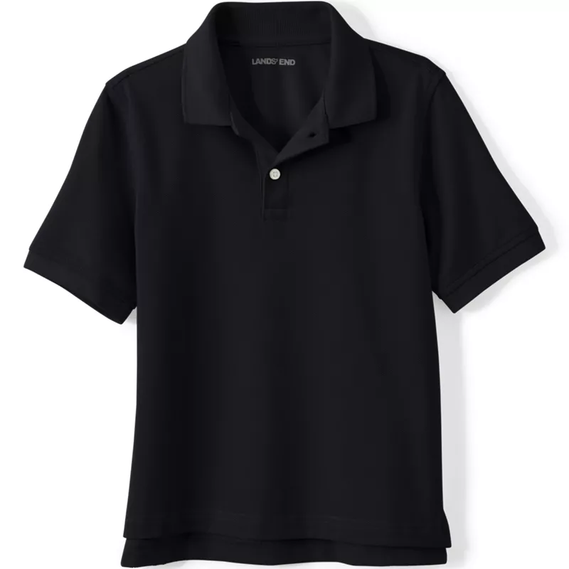 Kids Essential Pique Short Sleeve Polo Shirt, Front