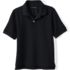 School Uniform Kids Short Sleeve Mesh Polo Shirt, Front