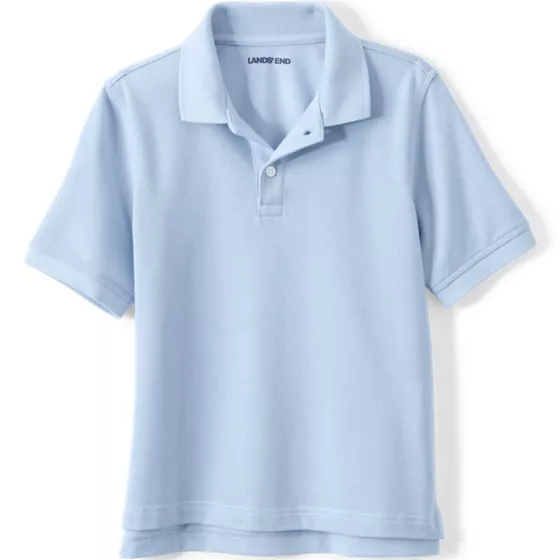 School Uniform Short Sleeve Mesh Polo Shirt - primary