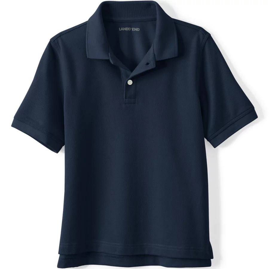 School Uniform Short Sleeve Mesh Polo Shirt view 5