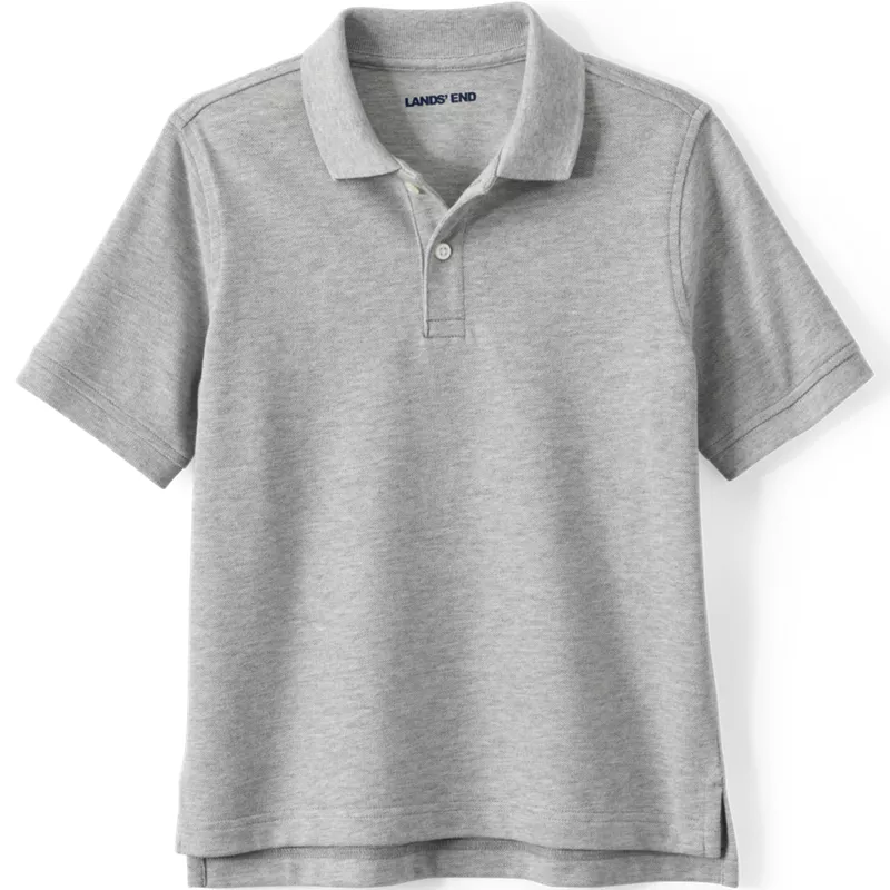 Kids Short Sleeve Mesh Polo Shirt, Front
