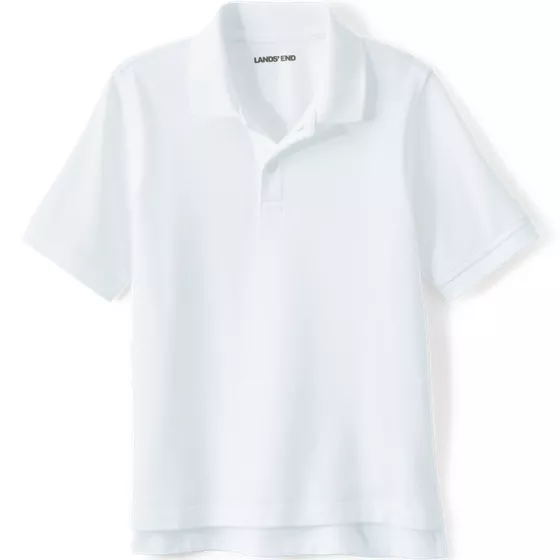 School Uniform Short Sleeve Mesh Polo Shirt - primary