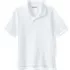 School Uniform Kids Short Sleeve Mesh Polo Shirt, Front
