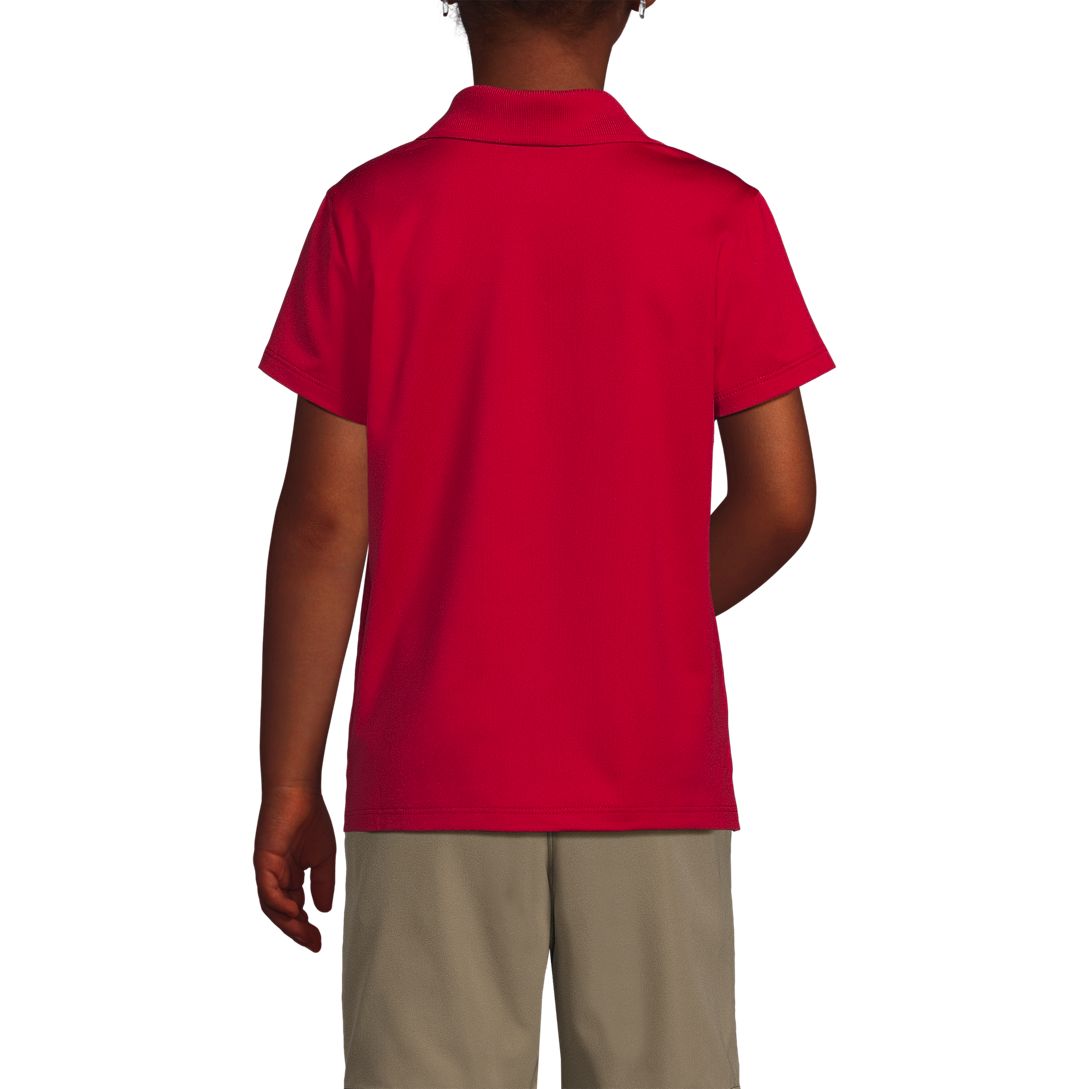 School Uniform Girls Short Sleeve Feminine Fit Rapid Dry Polo Shirt