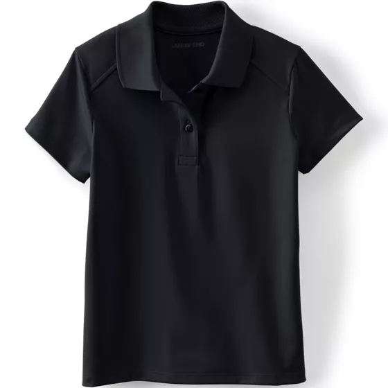 School Uniform Girls Short Sleeve Feminine Fit Rapid Dry Polo Shirt - primary