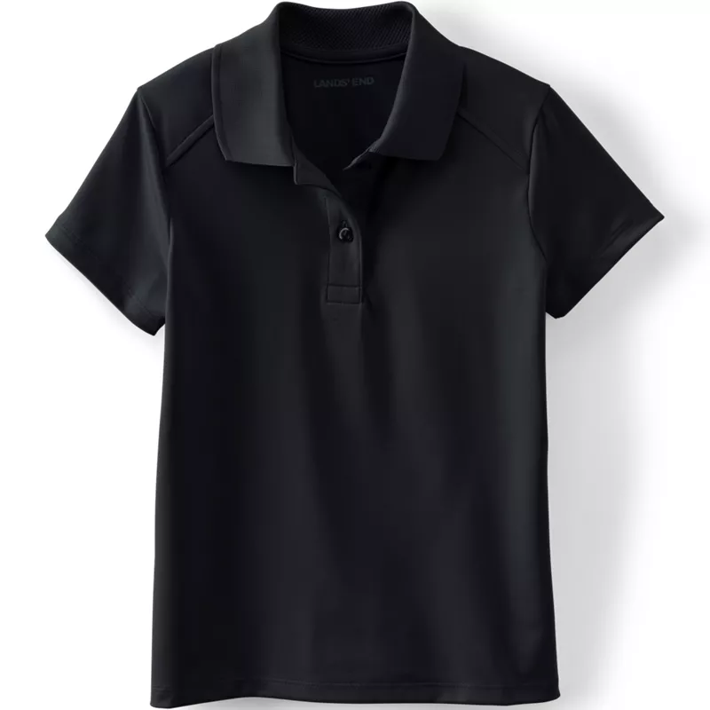 Girls Rapid Dry Performance Short Sleeve Feminine Fit Polo Shirt, Front