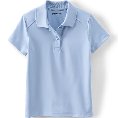 売れ筋商品|||ランズエンド カットソー トップス レディース Women's School Uniform Short Sleeve Mesh Polo Shirt Evergreen 529347_LEPP_LB_BLA?$xl$&wid=
