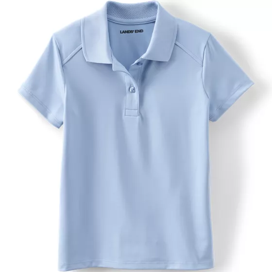 Girls Short Sleeve Feminine Fit Rapid Dry Polo Shirt - primary