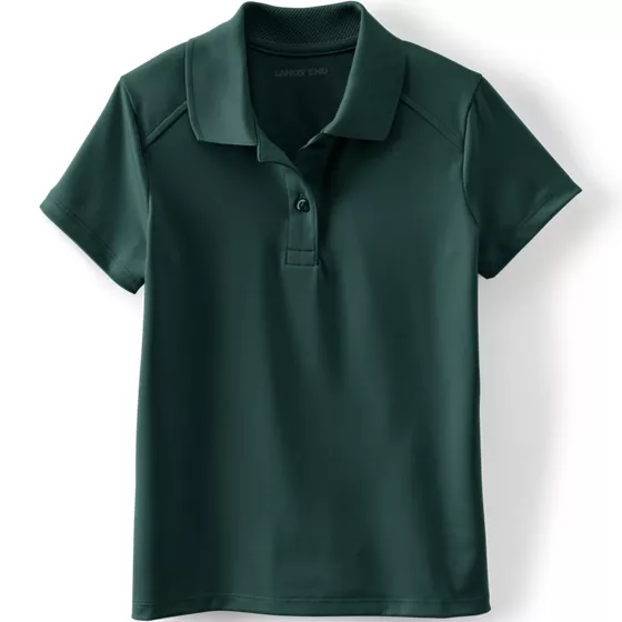 Girls Short Sleeve Feminine Fit Rapid Dry Polo Shirt - primary