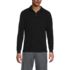 Men's Long Sleeve Mesh Polo Shirt, Front