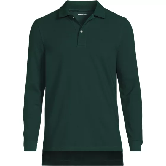 Men's Long Sleeve Mesh Polo Shirt - primary