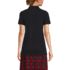Women's Short Sleeve Mesh Polo Shirt, Back