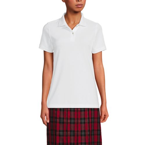 School Uniform Short Sleeve Mesh Polo Shirt - image 2