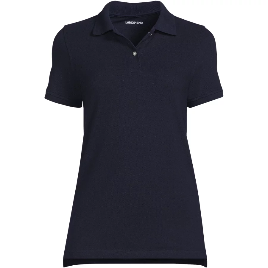 School Uniform Short Sleeve Mesh Polo Shirt view 2