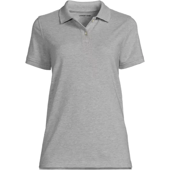 Women's Short Sleeve Mesh Polo Shirt - primary