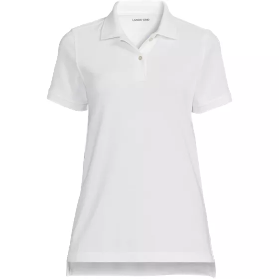 Women's Short Sleeve Mesh Polo Shirt - primary