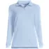 Women's Long Sleeve Mesh Polo Shirt, Front
