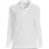 Women's Long Sleeve Mesh Polo Shirt, Front