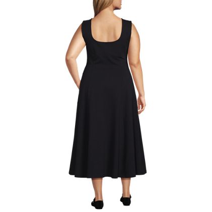 Women's Plus Size Starfish Midi Fit and Flare Dress - image 2