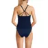 Women's Tugless High Neck Strappy Back Tankini Swimsuit Top, Back