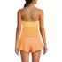 Women's Mastectomy Tugless High Neck Strappy Back Tankini Swimsuit Top, Back