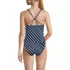 Women's Tugless High Neck Strappy Back Tankini Swimsuit Top, Back