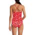 Women's Tugless High Neck Strappy Back Tankini Swimsuit Top, Back