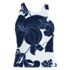 Women's Petite Tugless High Neck Strappy Back Tankini Swimsuit Top, Front