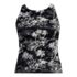 Women's Mastectomy Tugless High Neck Strappy Back Tankini Swimsuit Top, Front
