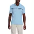 Men's Short Sleeve Performance Snap Polo, Front